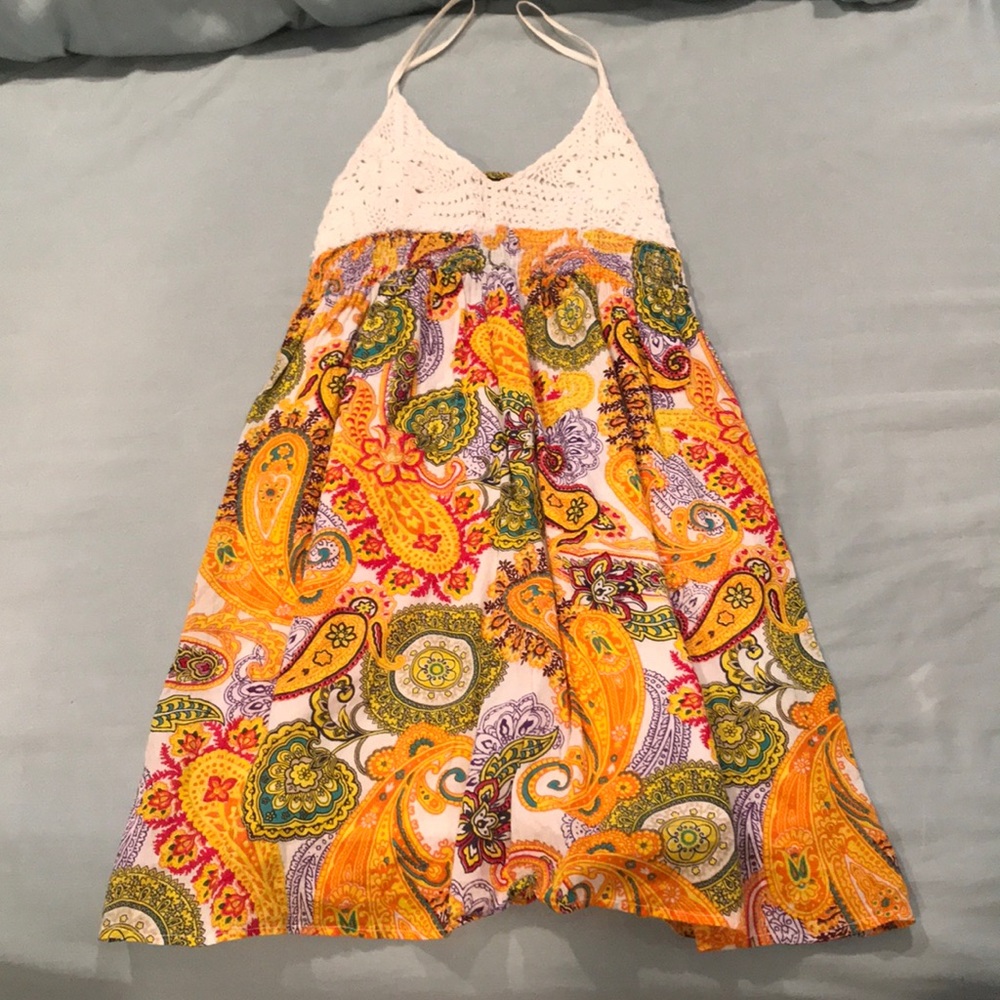 Crochet Multi Colored Dress